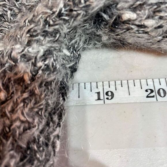 Ann Taylor Knit Wool Mohair Blend Pullover Sweater Heather Gray Small super soft - Picture 6 of 10